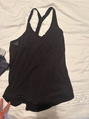 lululemon athletica Black Racerback Tank Top